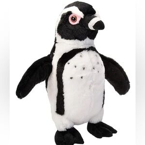 Wild Republic Black Footed Penguin Stuffed Animal Plush - 12"